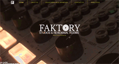 Desktop Screenshot of faktorystudios.co.uk